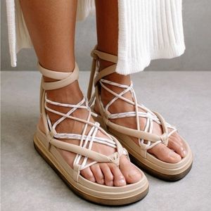 COPY - ALOHAS jungle stone wrap sandal